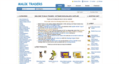 Desktop Screenshot of maliktraders.com.au