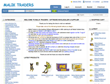 Tablet Screenshot of maliktraders.com.au